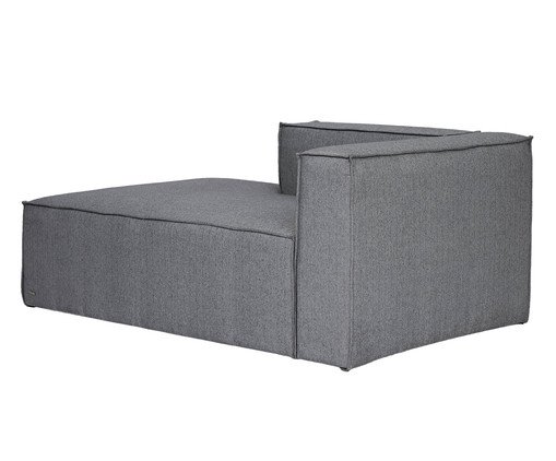 Sof&aacute; M&oacute;dulo Chaise Esquerdo Mensa Cinza Claro image number 3