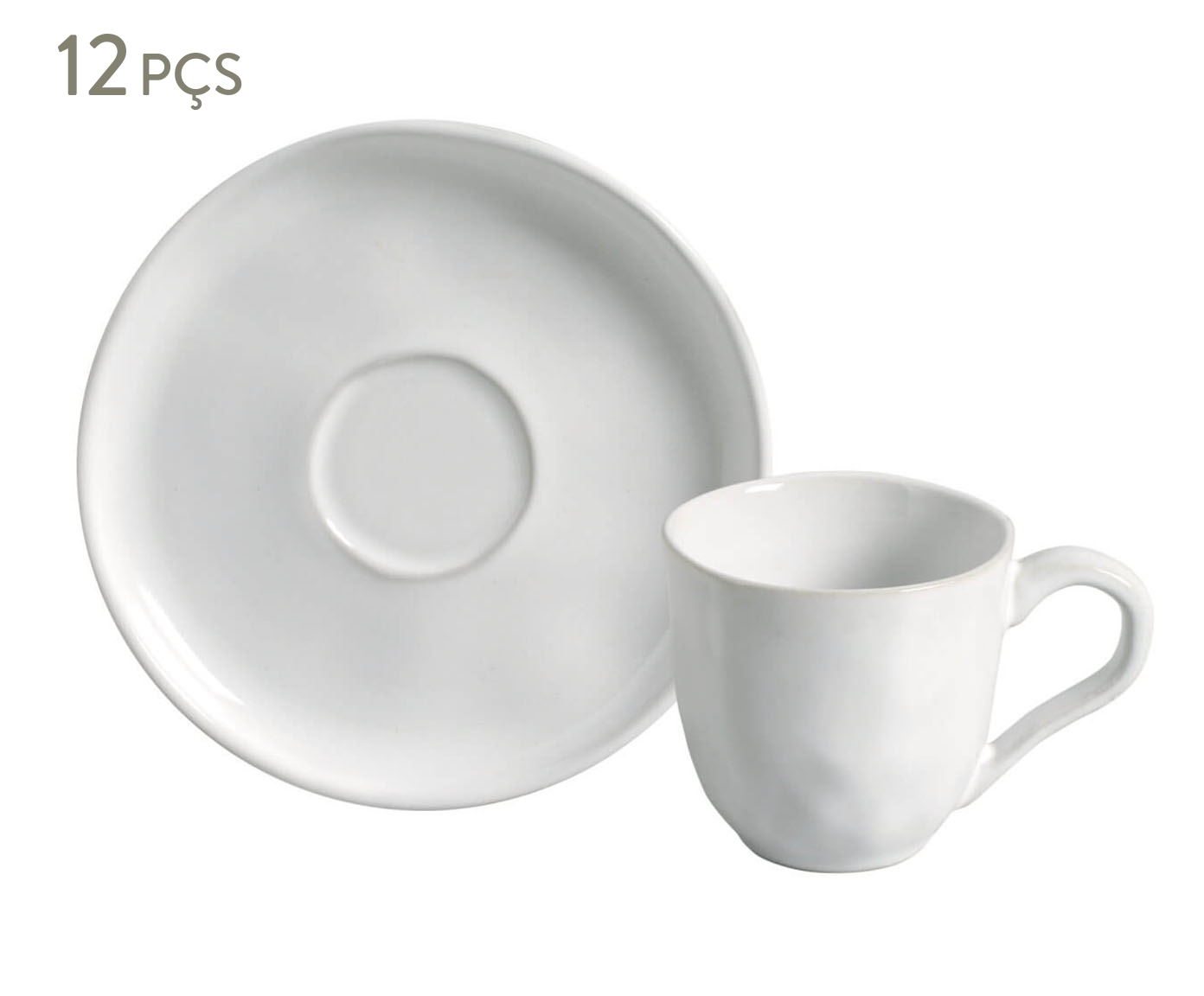 Jogo de X&iacute;caras para Caf&eacute; Bio New White - image 0