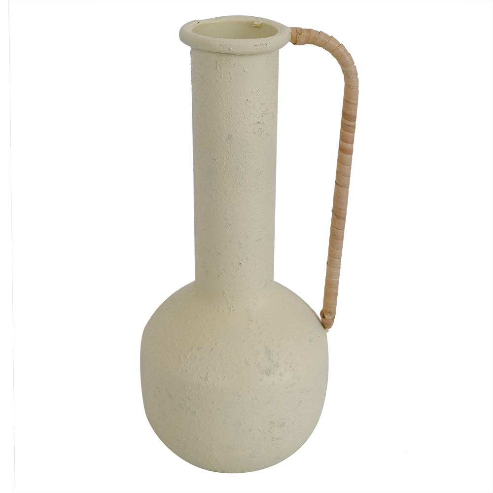 Vaso em Metal Creme com Al&ccedil;as Walter Marrom - image 0