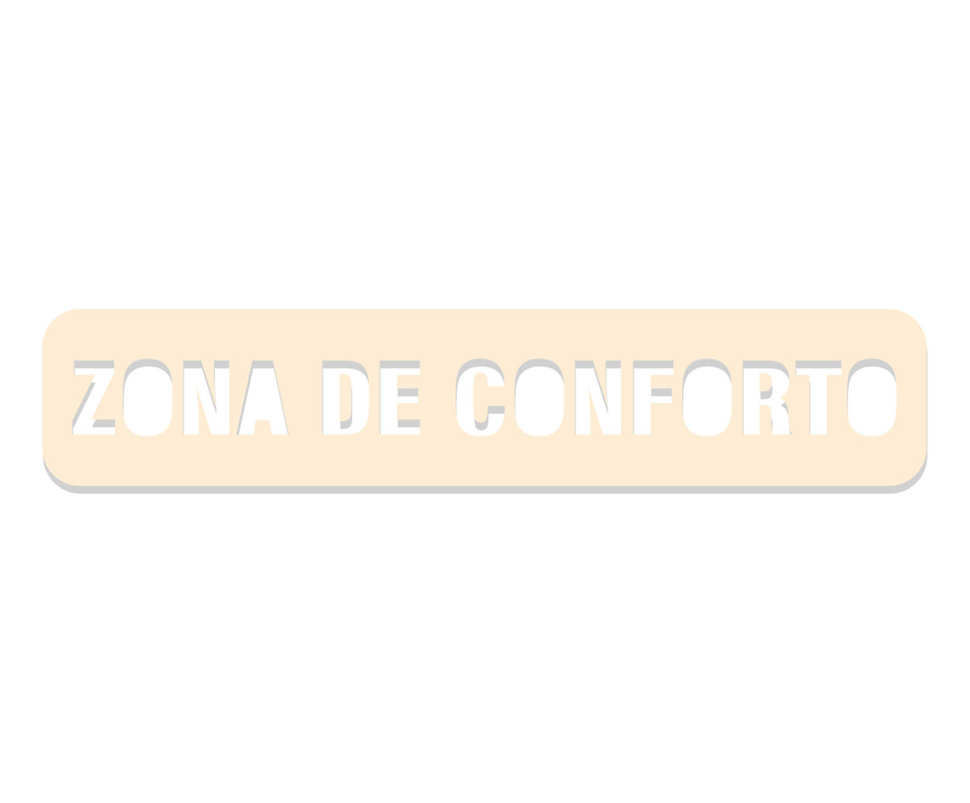 Placa para Parede "Zona de Conforto" - image 0