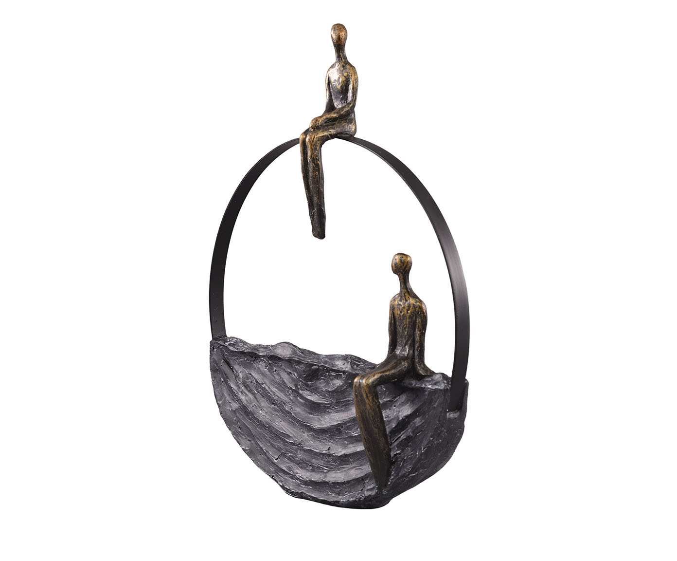 Escultura em Resina Austen I - Preta - image 1