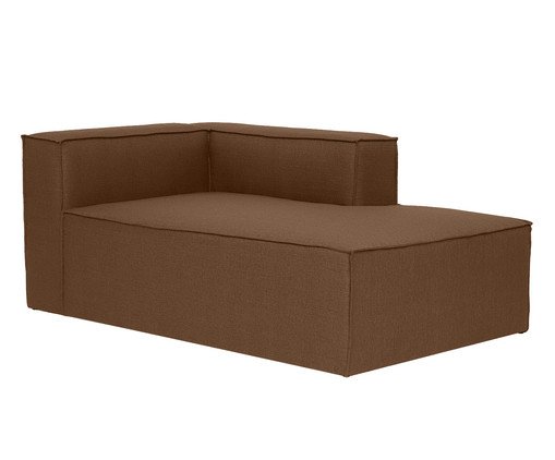 Sof&aacute; M&oacute;dulo Chaise Direito Mensa Terracota - image 1