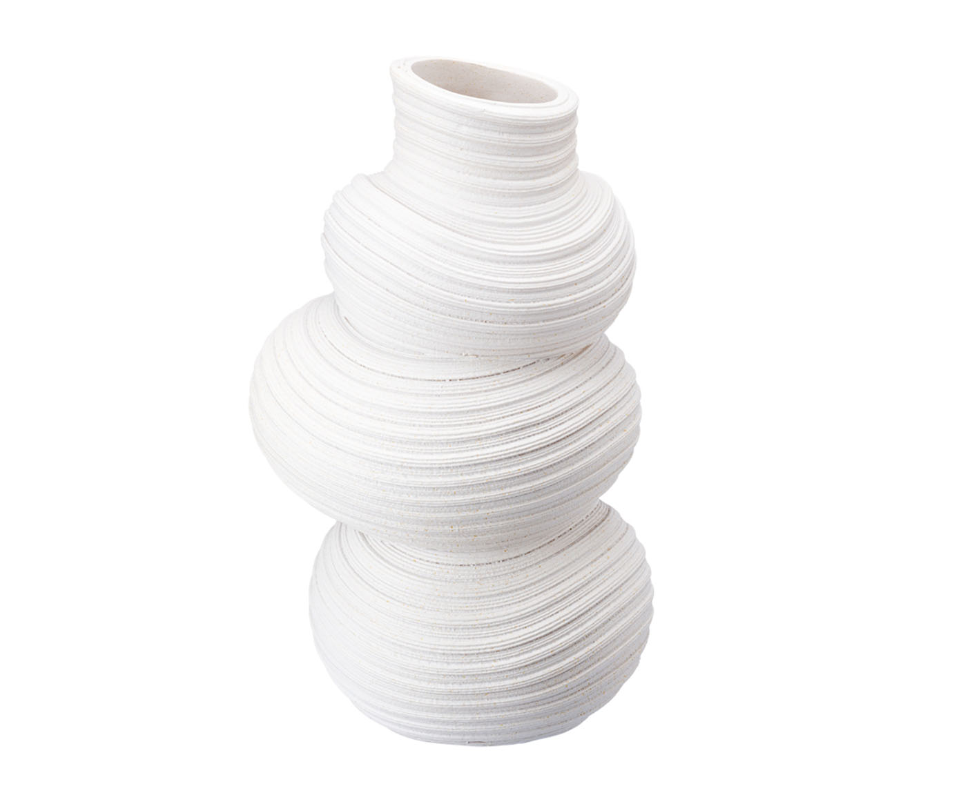 Vaso Cer&ecirc;mico Balls Branco - image 0