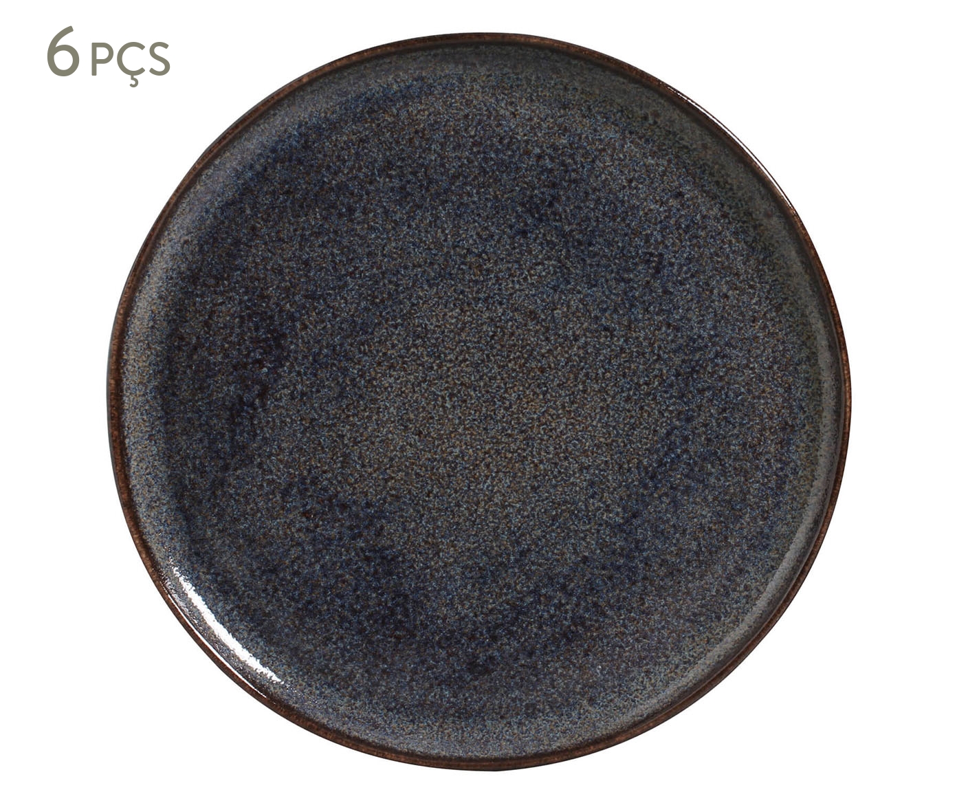 Jogo de Pratos Raso Bio Titanium Azul Escuro - image 0