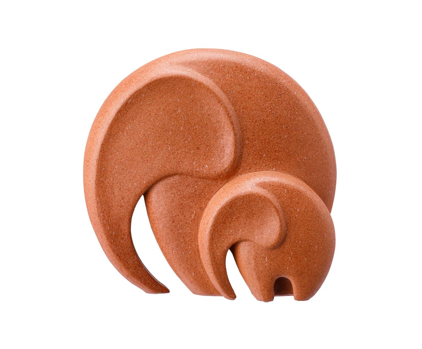 Escultura Elefantes Terracota - image 0