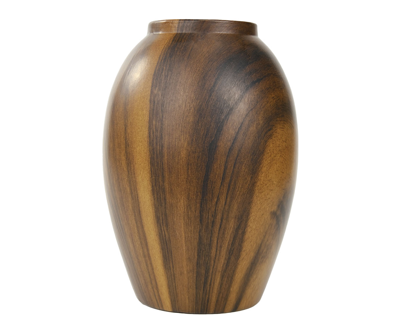 Vaso Redondo em Madeira Dolamita Natural - image 0