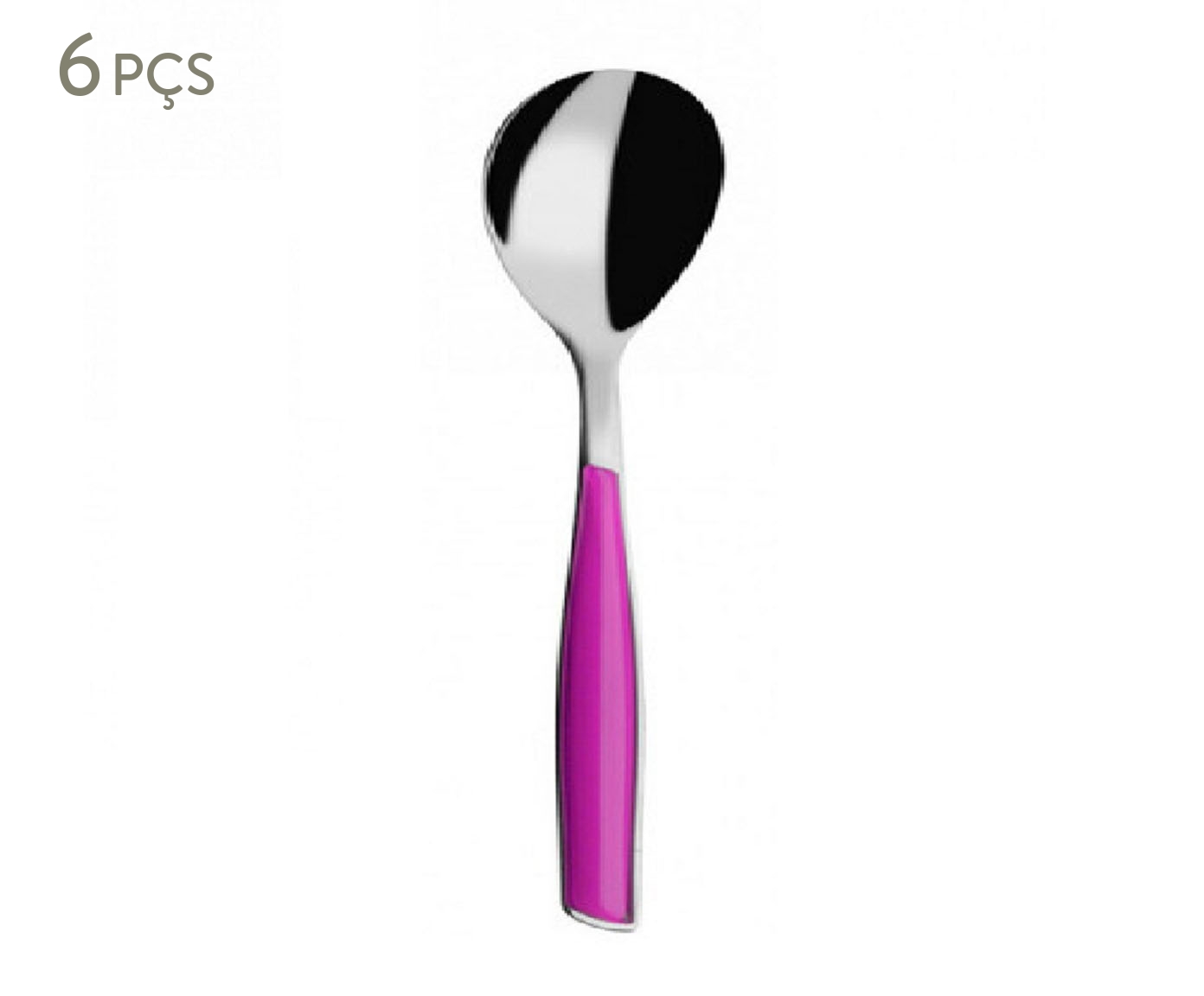 Jogo de Colheres para Caf&eacute; Glamour Roxo - image 0