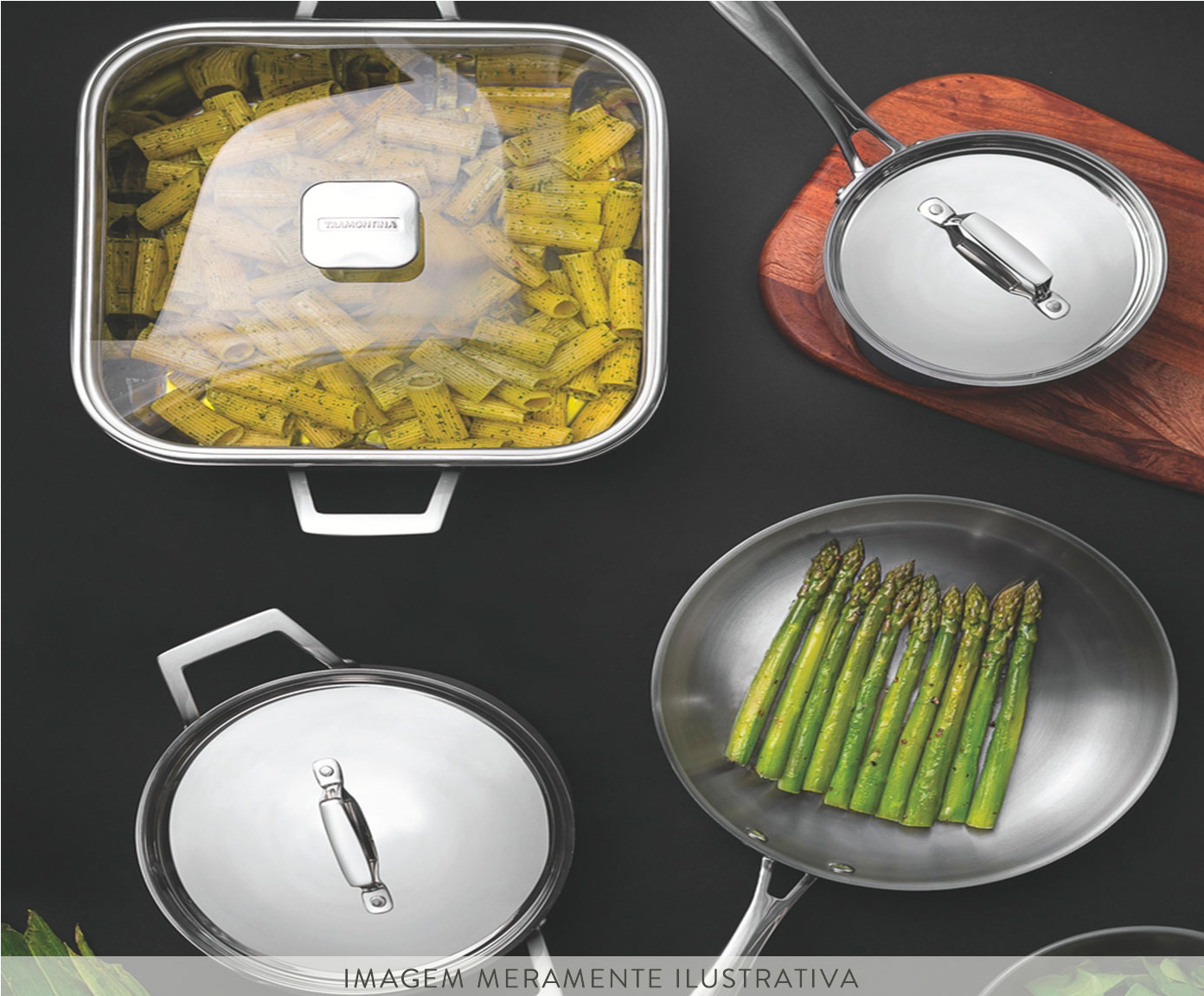 Frigideira em Inox Grano - Prata - image 1