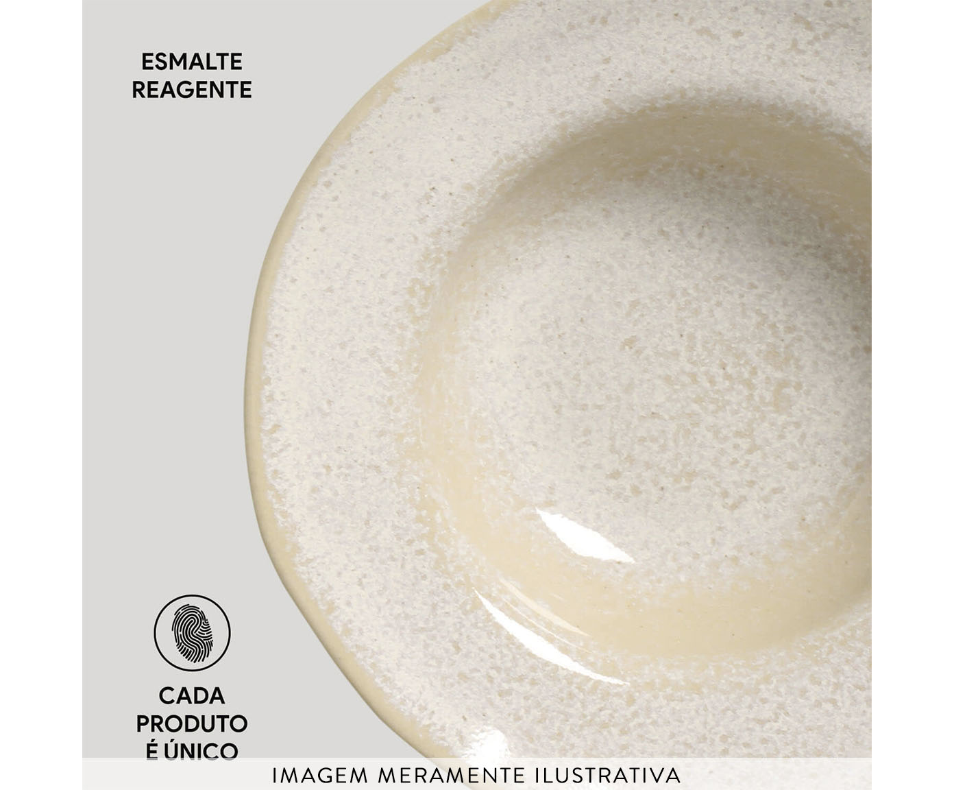 Jogo de Pratos para Sobremesa Org&acirc;nico Latte Cru lV image number 5