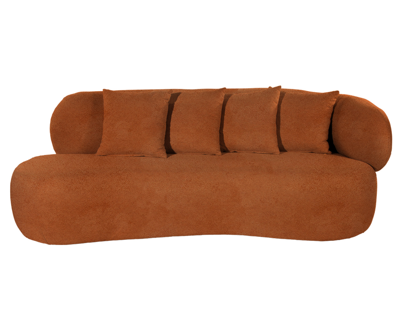 Sof&aacute; Liber Boucl&eacute; Terracota I - image 0