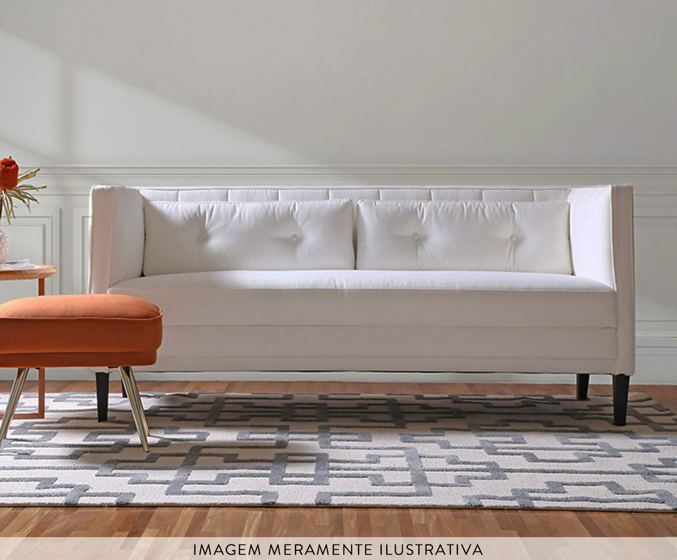 Sof&aacute; Day Bed Bergamo - Rosa - image 1