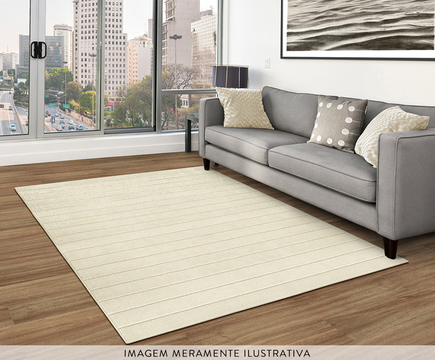 Tapete Chevron Bege image number 2