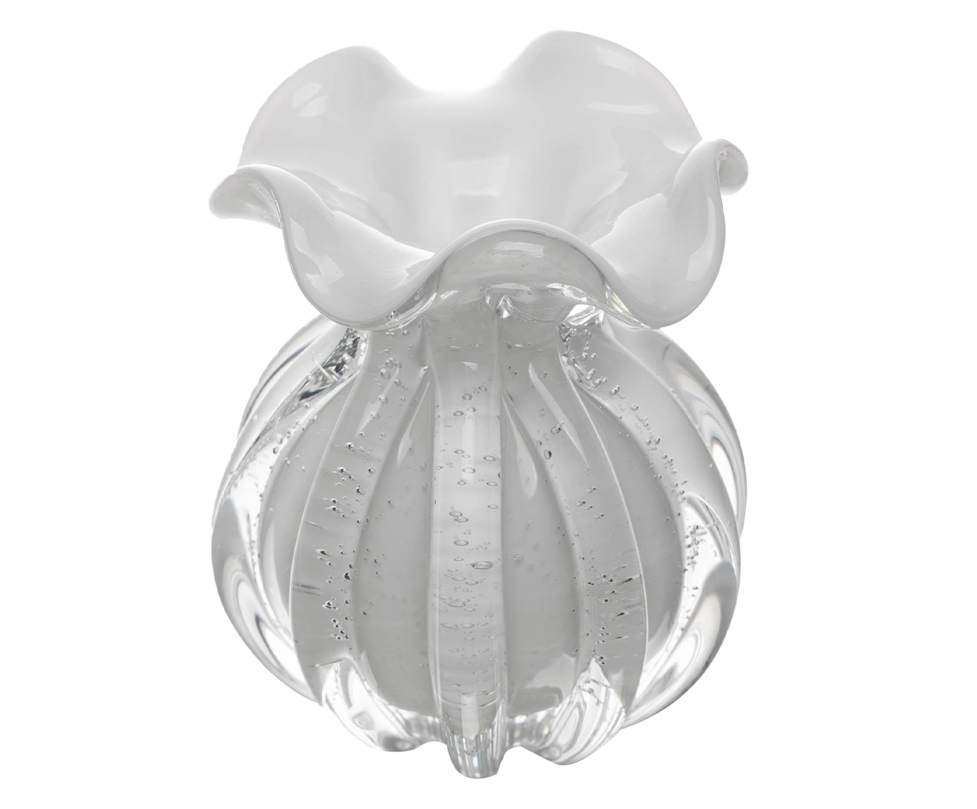 Vaso Italy Branco Leitoso - image 0