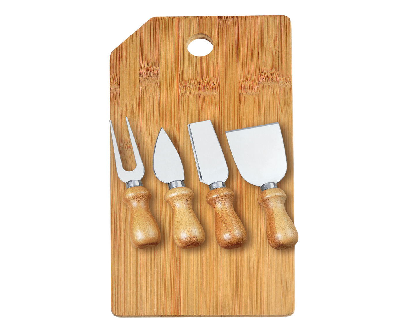 Jogo para Queijo em Inox E Bambu Oregon - image 0