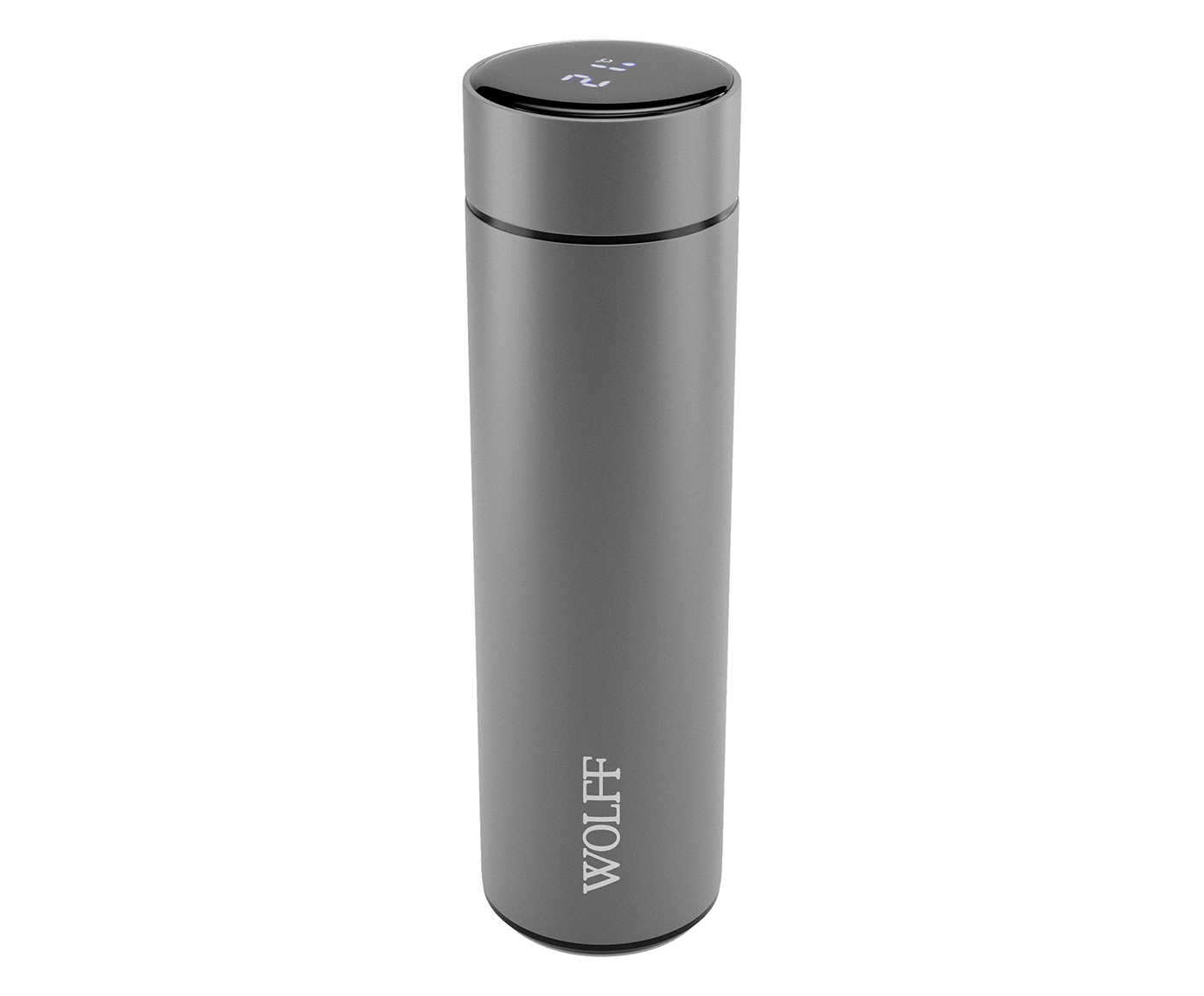 Garrafa T&eacute;rmica em Inox Wolff Cinza - image 0