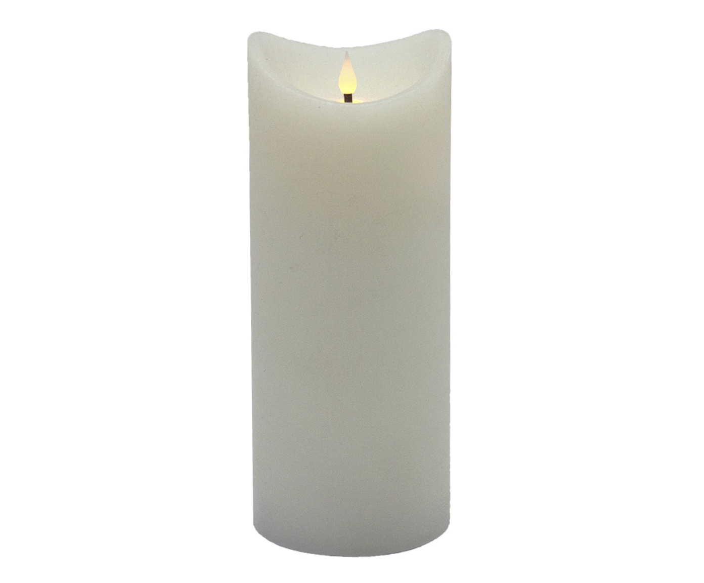 Vela Decorativa de LED Ovvi Branco M&eacute;dia - image 0