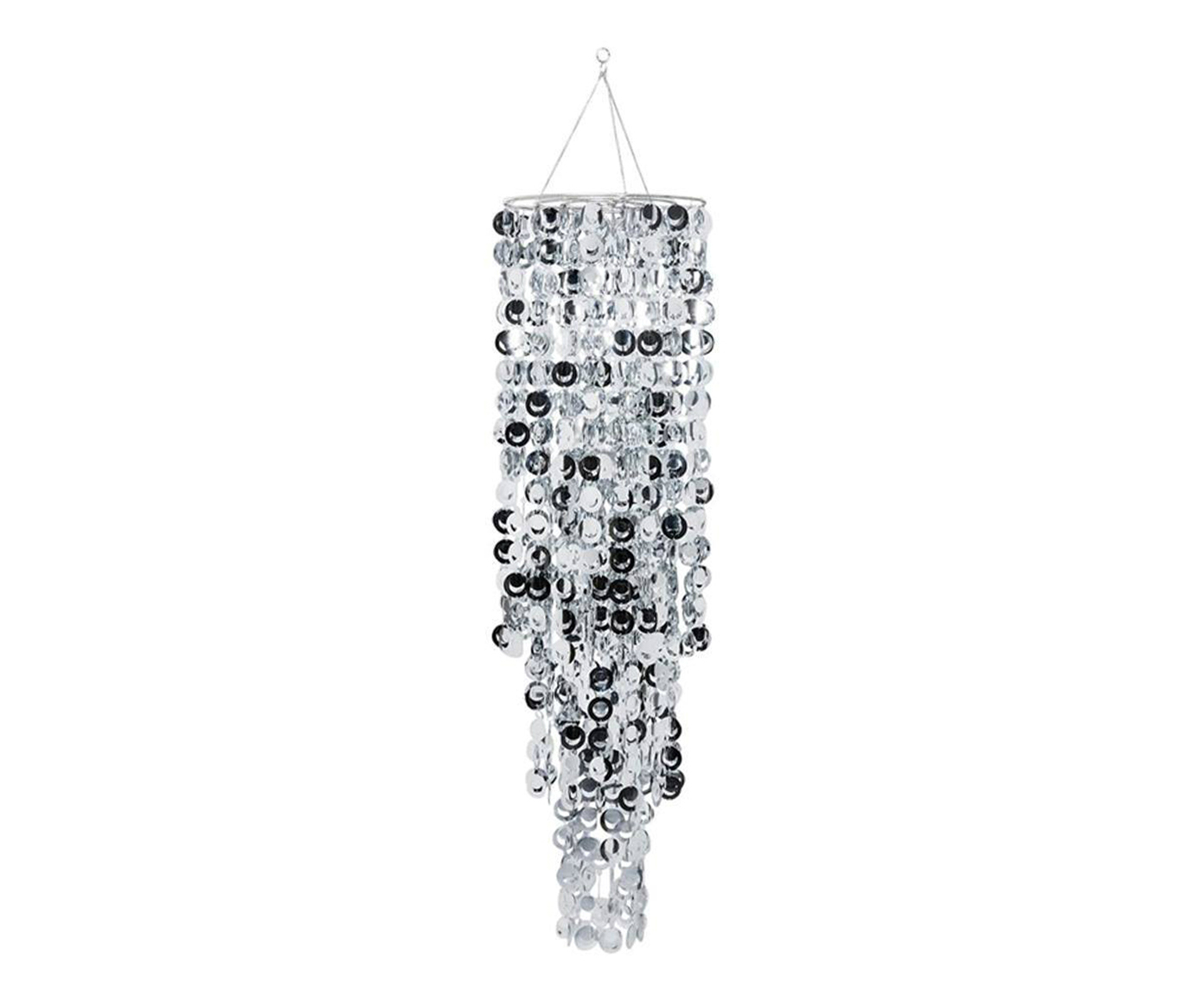 Pendente Decorativo Flitter Cinza - image 0