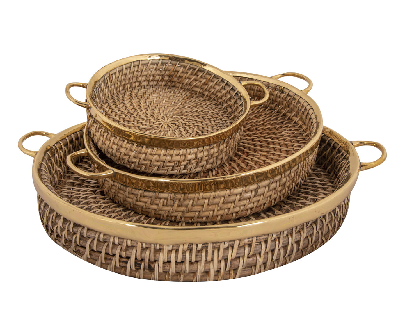 Jogo de Cesto Loyal Natural - 58X18X50cm - image 0