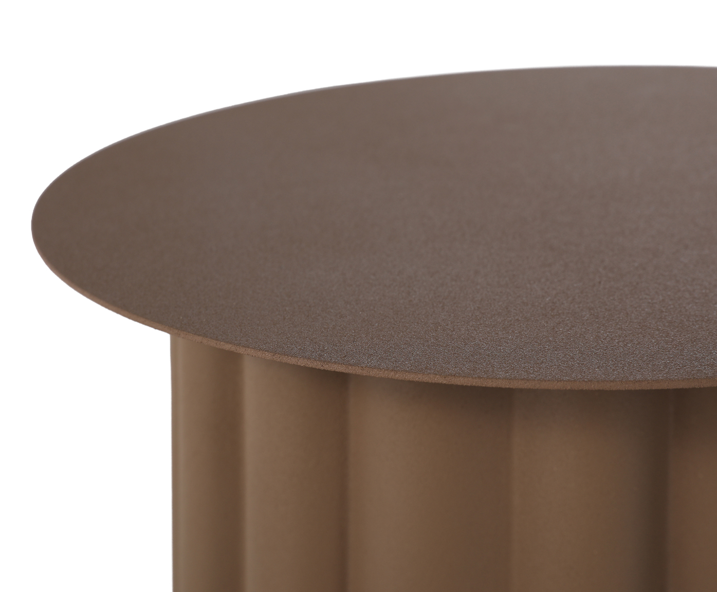 Mesa Lateral de Metal Syra Marrom image number 2