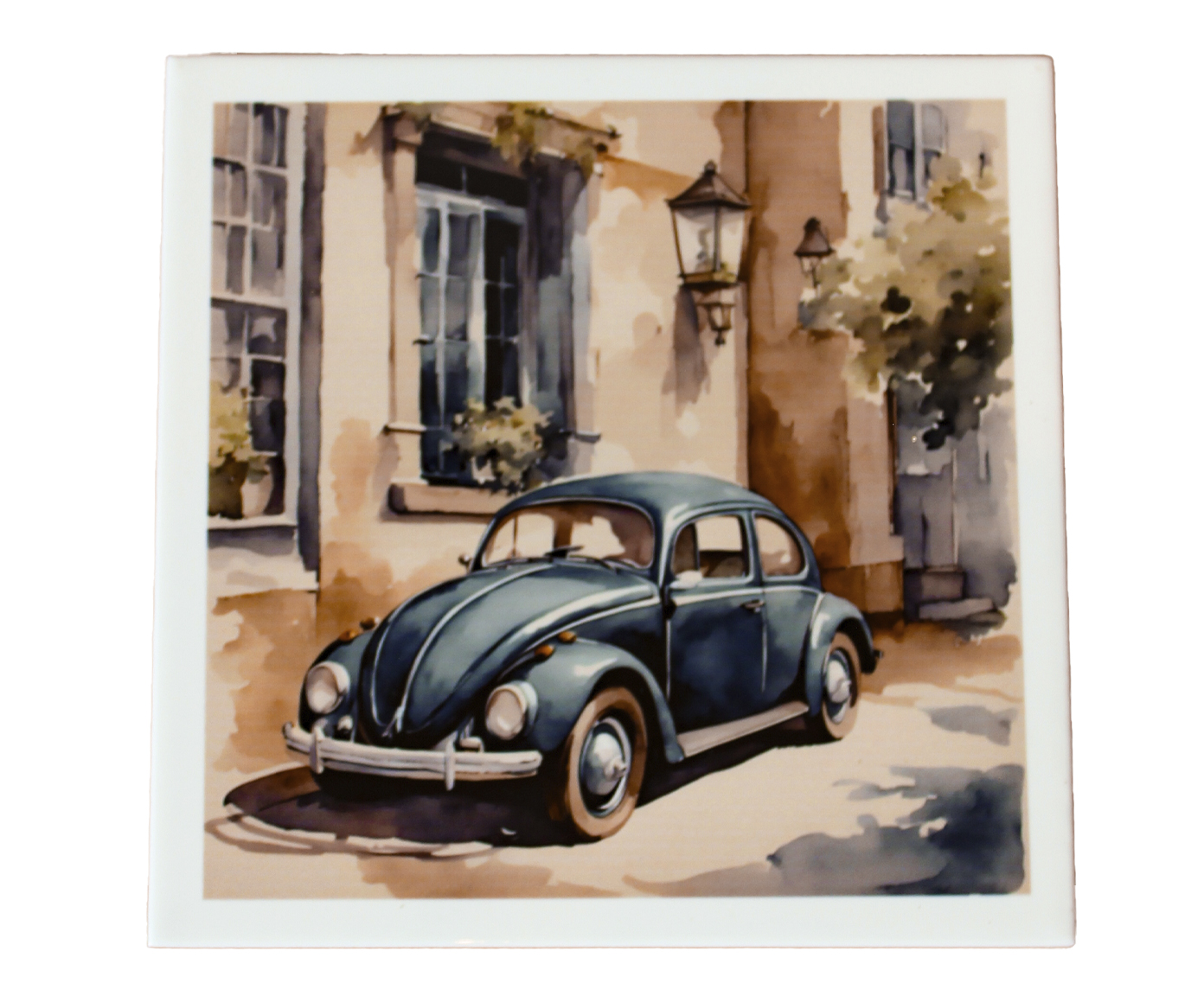 Azulejo Decorativo "Retrato de um Fusca" - image 0