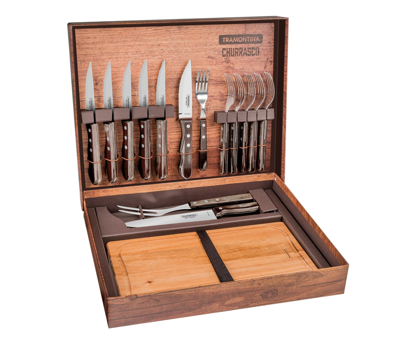 Jogo para Churrasco em Inox Polywoo Cas - image 0