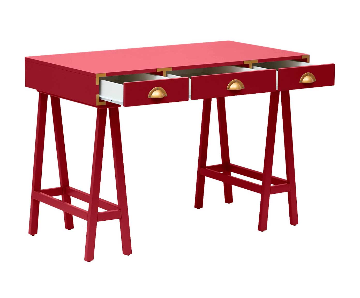 Escrivaninha Cavalete Firebrick - Vermelho image number 3