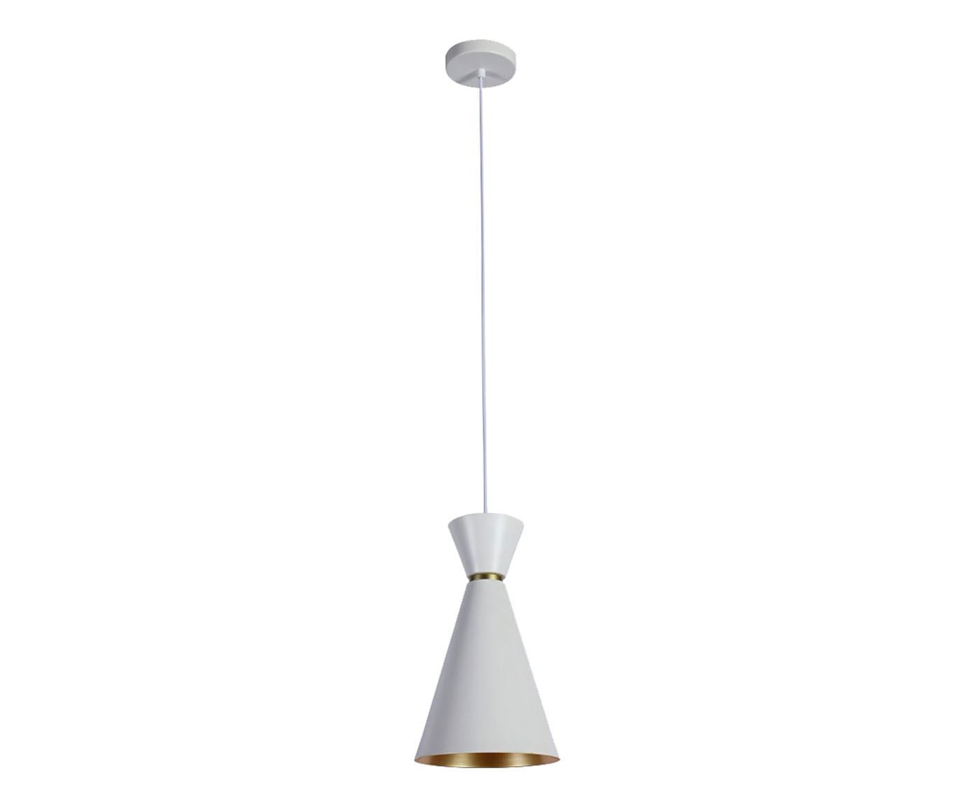 Pendente 40W Set Branco e Dourado Bivolt - image 0