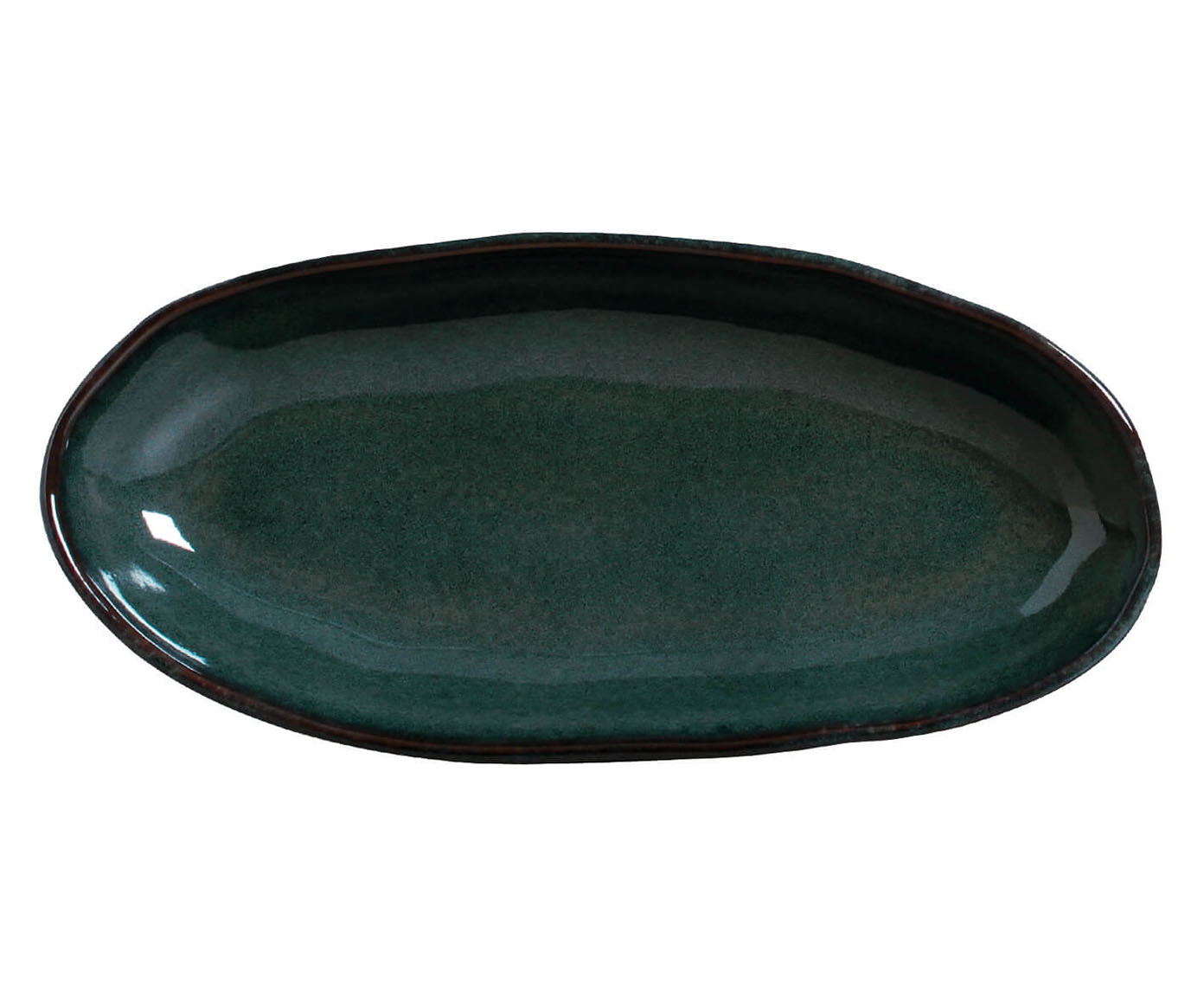 Jogo de Travessas Oval Funda Org&acirc;nico Oceano Azul - image 1
