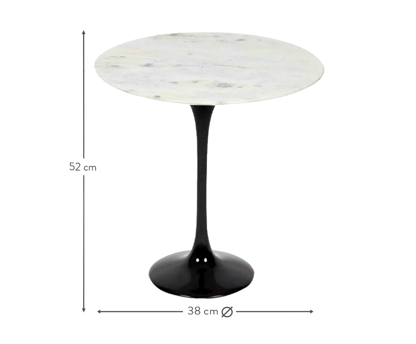 Mesa Lateral Saarinen Espirito Santo - Base Preta image number 3