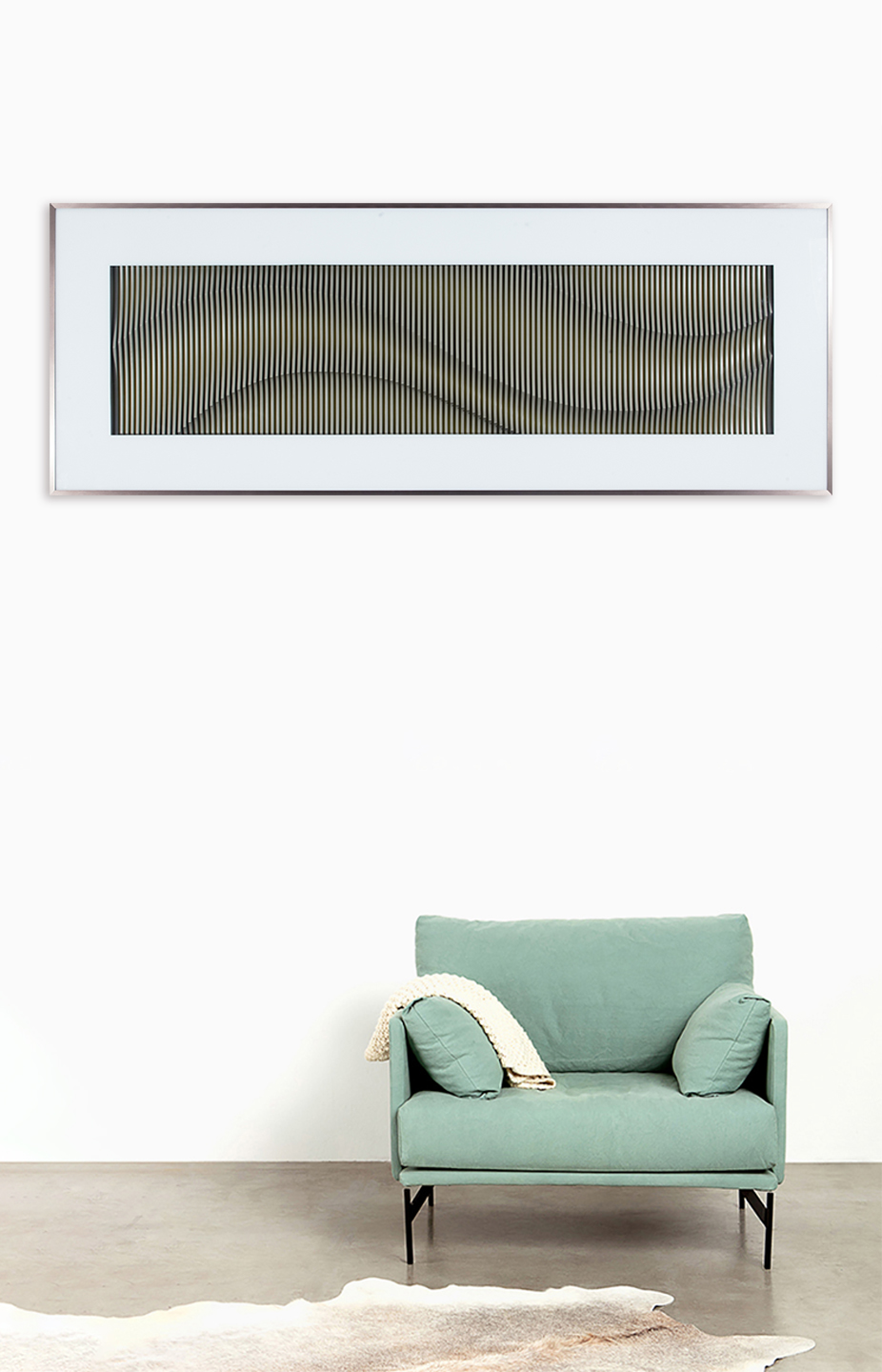 Quadro Brisa l - Cinza image number 2