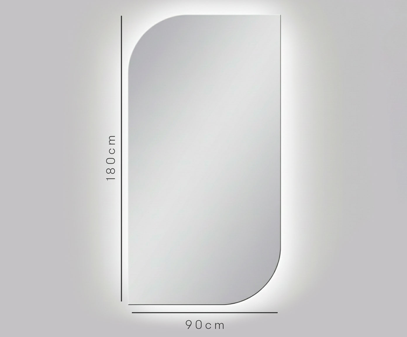 Espelho com Led Smart Bahrein Preto image number 5