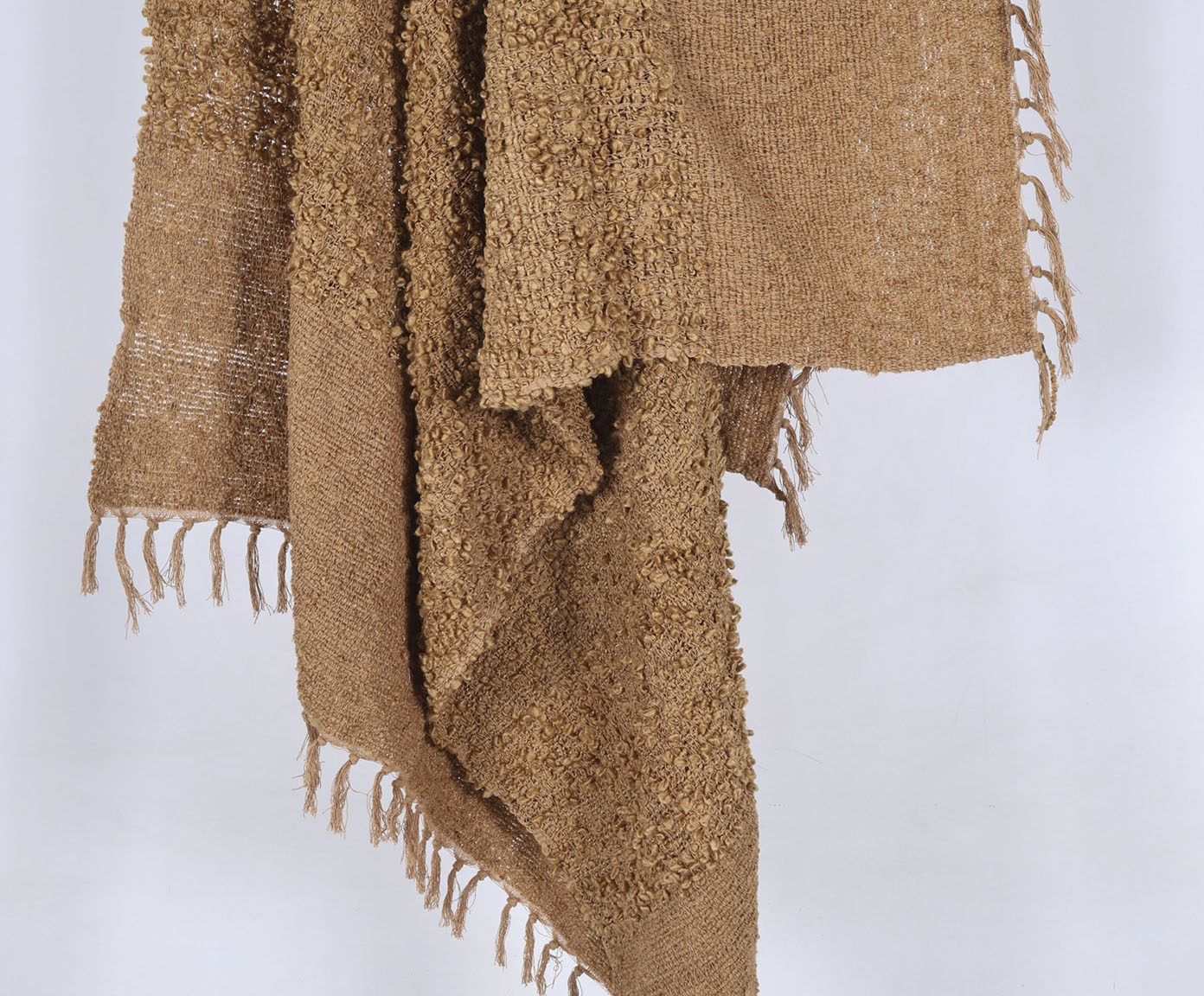 Manta Boucle Duo Mostarda - image 1