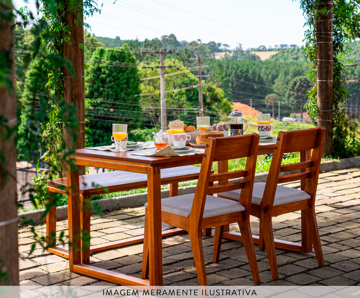 Mesa de Jantar Arari Garapa - image 1