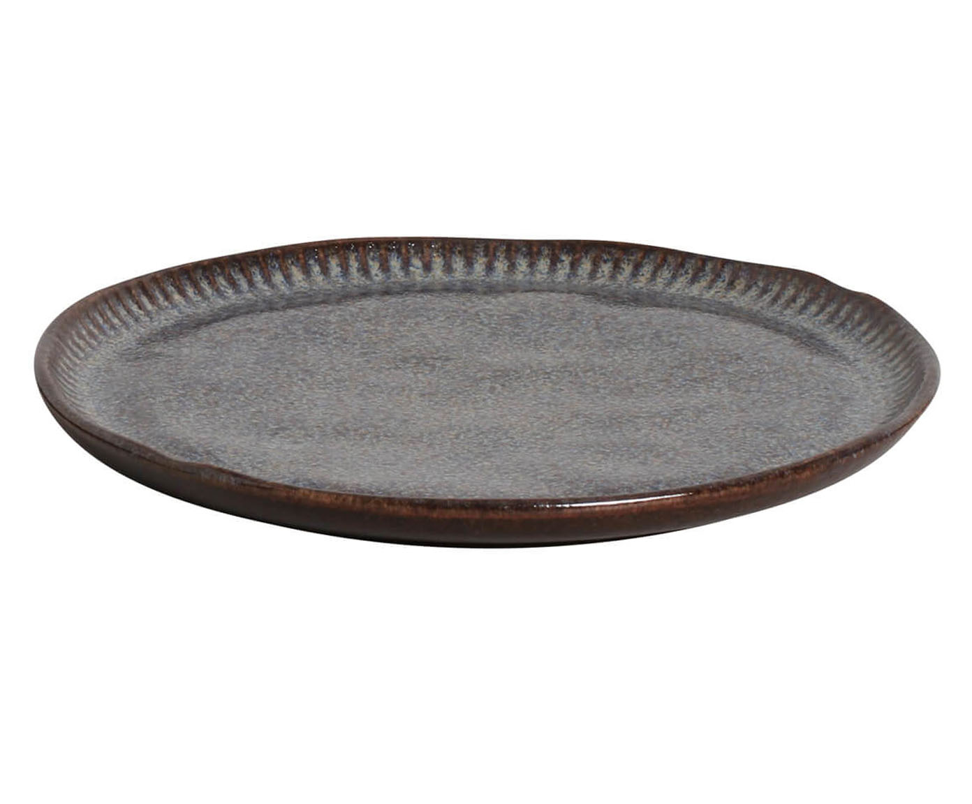 Jogo de Pratos para Sobremesa Linhas Titanium Azul Escuro - image 1