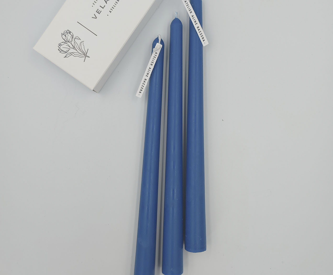 Velas para Casti&ccedil;al Azul Escuro - 3 pe&ccedil;as - image 1