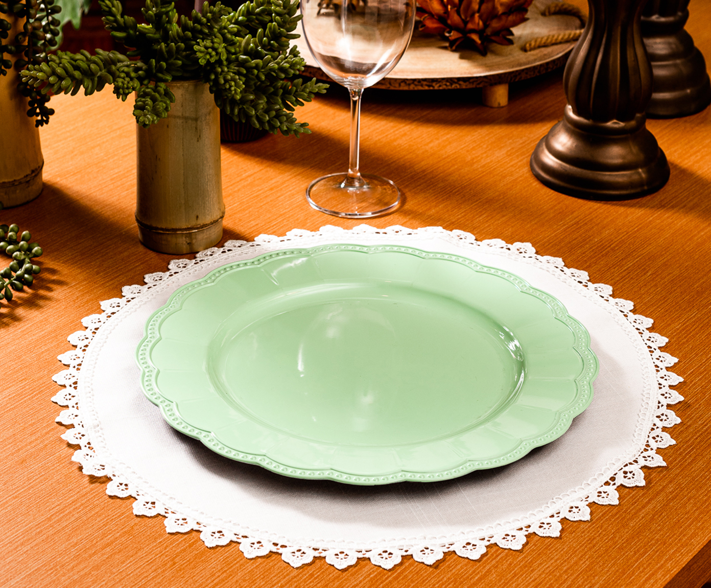 Sousplat Borealis - Verde Claro - image 1