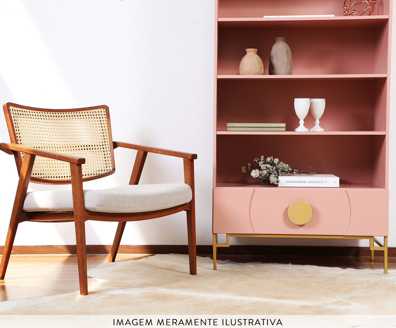 Estante Cerchio D'Oro Ascent - Rosa image number 7