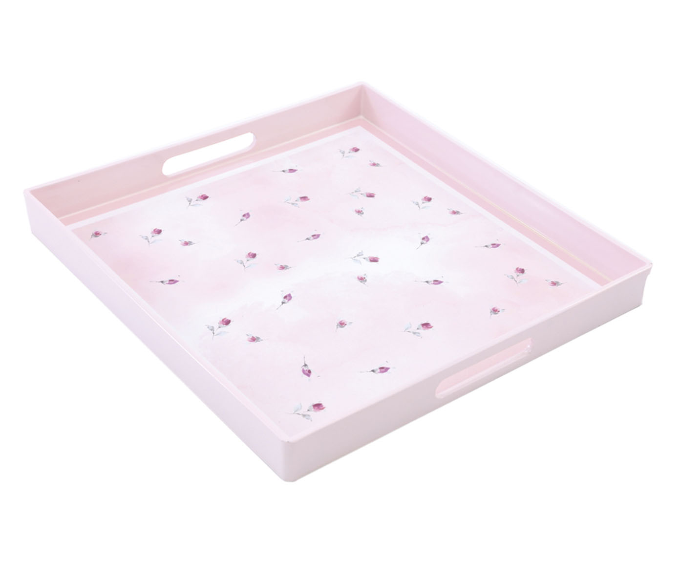Bandeja Cute Quadrada Rosa - image 0