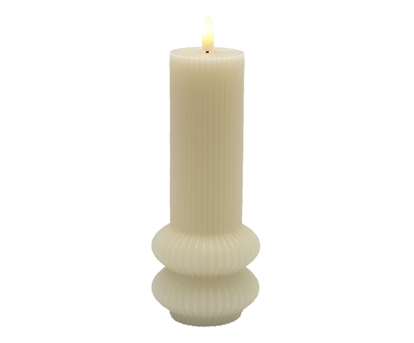Vela Decorativa de LED Leggero Bege - image 0