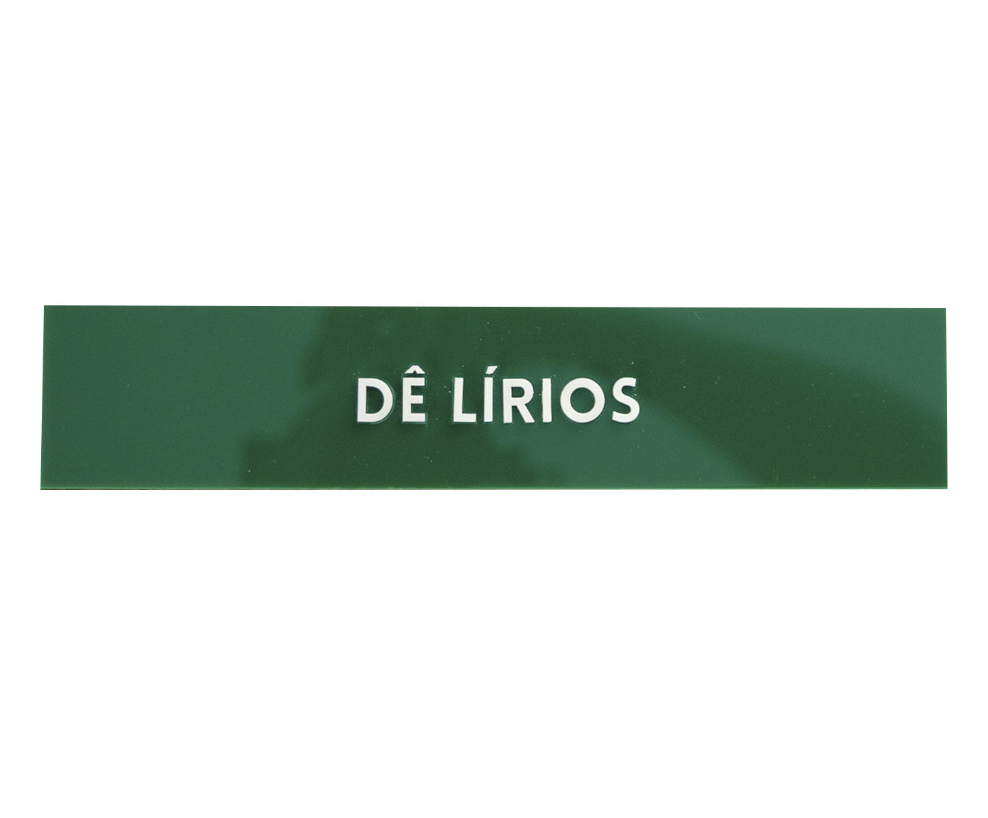Placa Decorativa em Acr&iacute;lico "D&ecirc; L&iacute;rios" - image 0