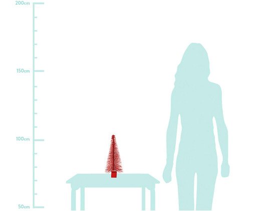 Adorno &Aacute;rvore Natalina Katie Vermelho image number 3