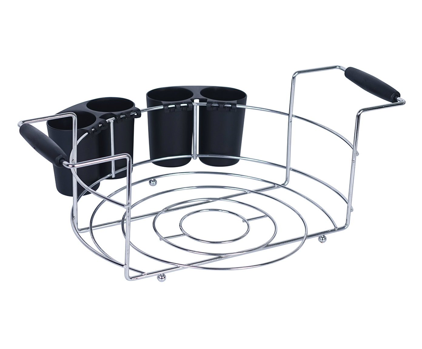 Suporte para Pratos e Talheres Amandil Preto - image 0