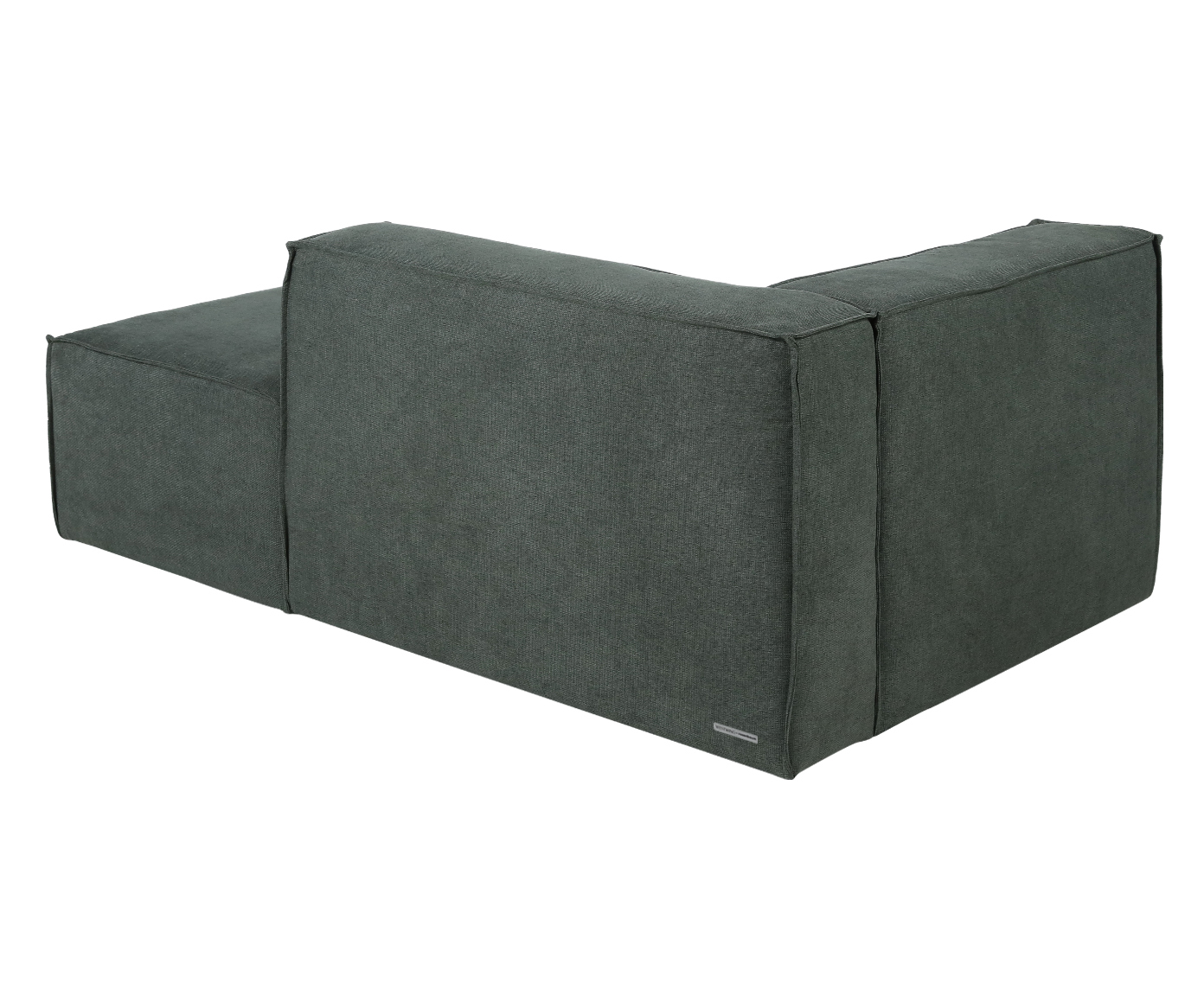 Sof&aacute; m&oacute;dulo com Chaise Direito Mensa Verde - Especial BAB image number 2