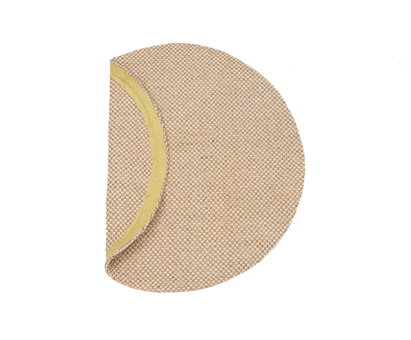 Tapete Redondo em Sisal com Dobra Virada Naturali - Mhd - image 1