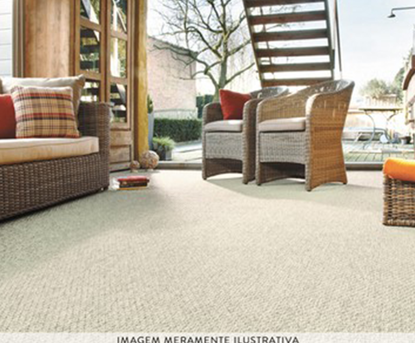 Tapete Quadrado em Debrum Lux - Champagne image number 4