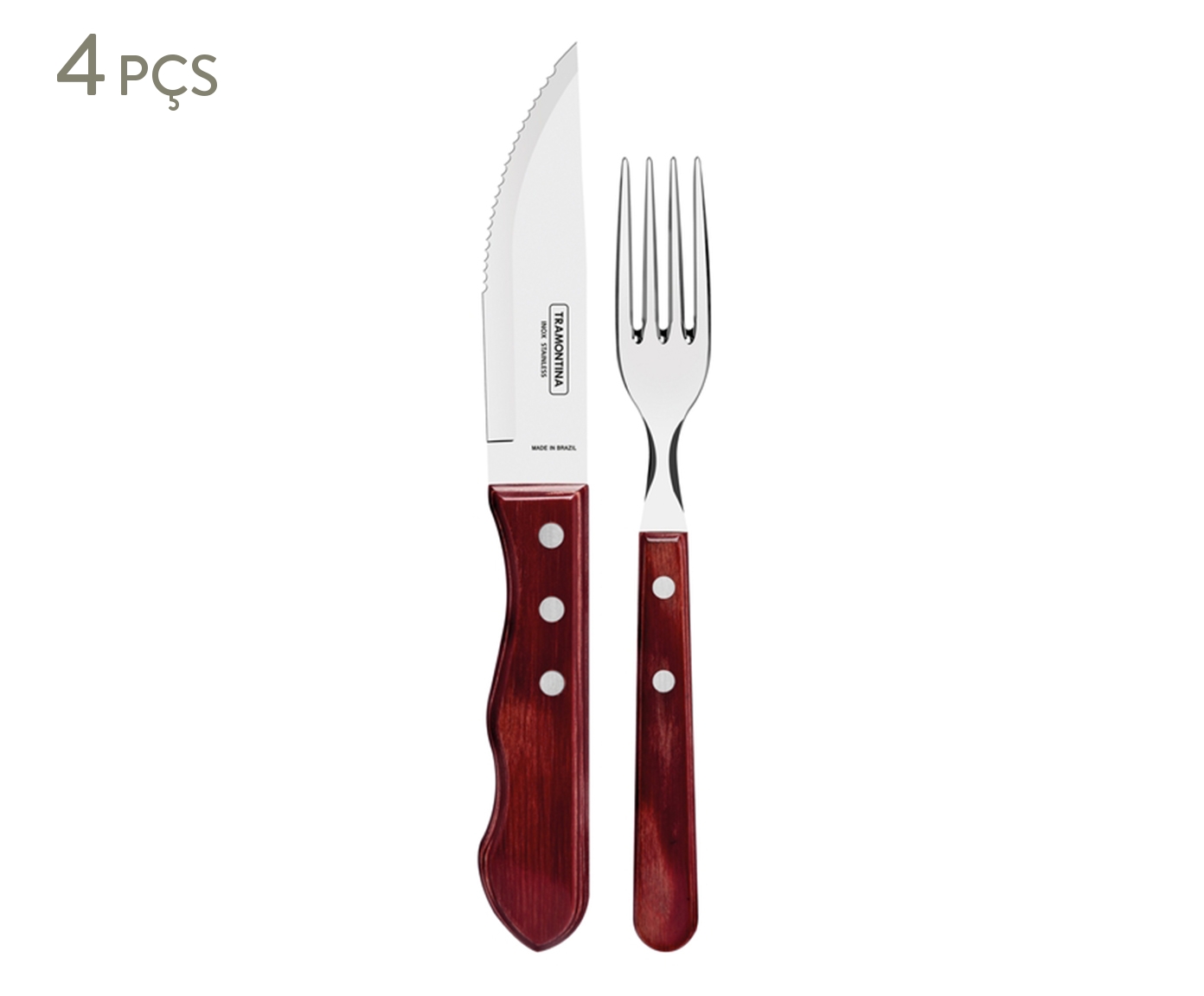 Jogo para Churrasco em Inox Wendorys - image 0