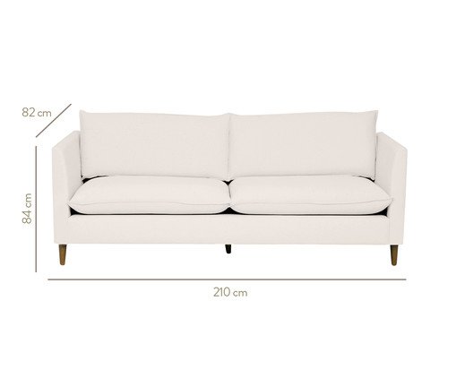 Sof&aacute; Nina - Branco image number 6