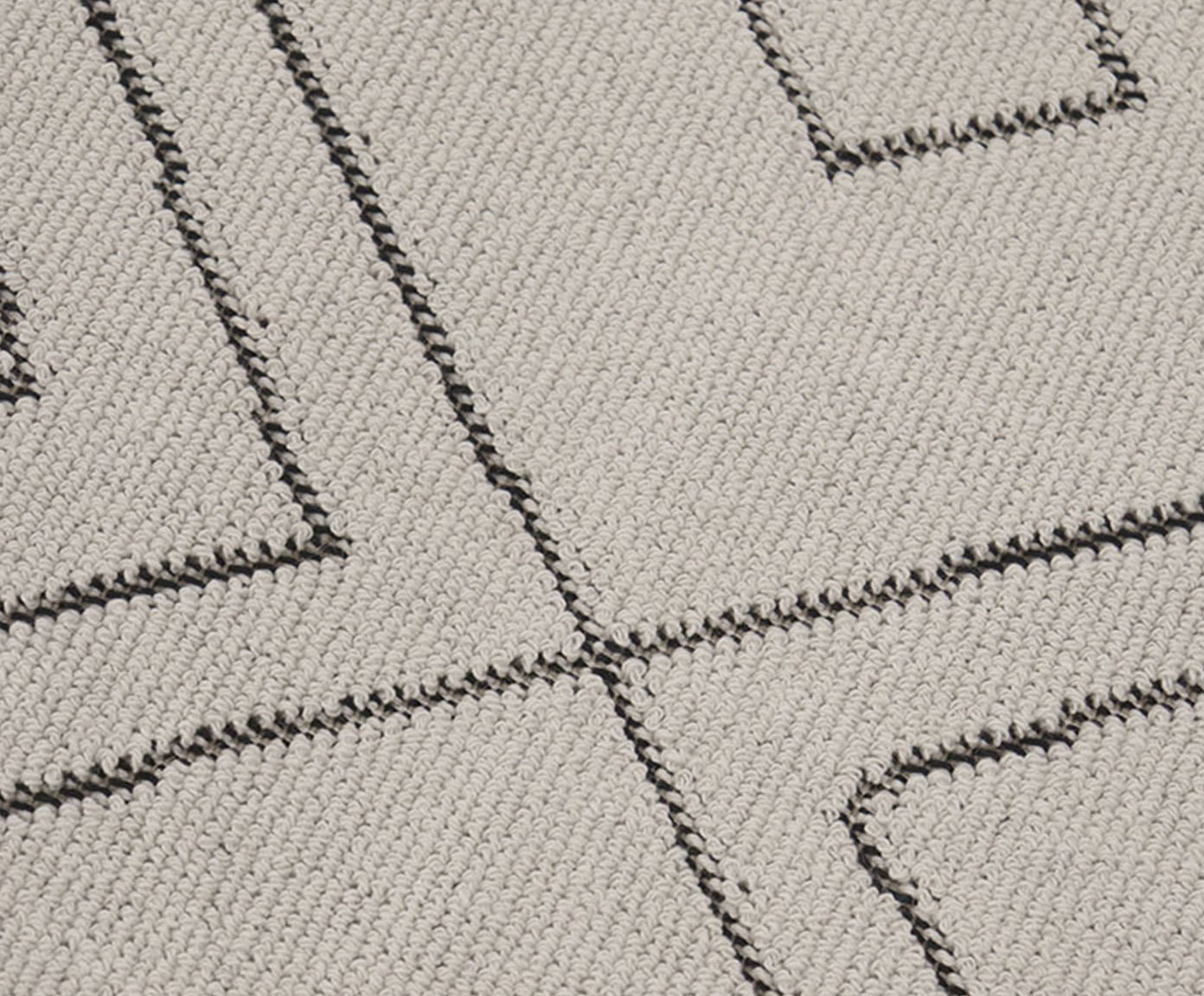 Tapete Cotton Touch Losango Bege - image 1