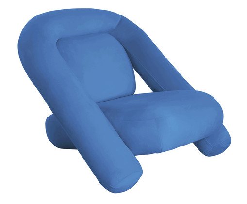 Poltrona Adele Veludo Azul - image 0