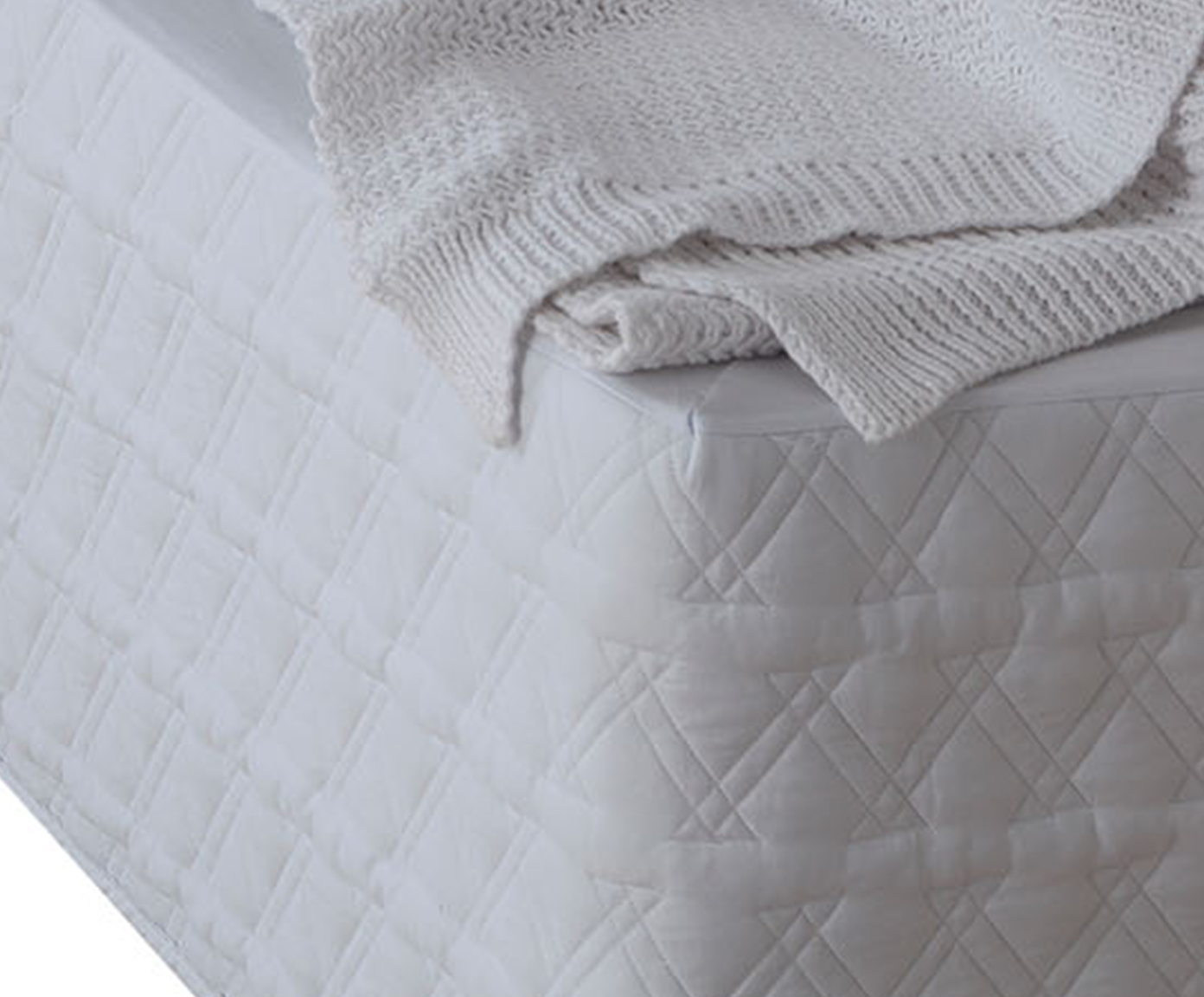 Saia para Cama Box Acetinada St Germain Branca 300 Fios - image 0